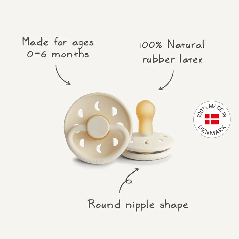 FRIGG 4-Pack Pacifiers - Latex Size 1 - Crystal Sparkle