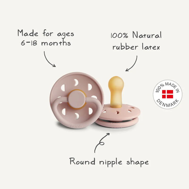 FRIGG 4-Pack Pacifiers - Latex Size 2 - Crystal Sparkle