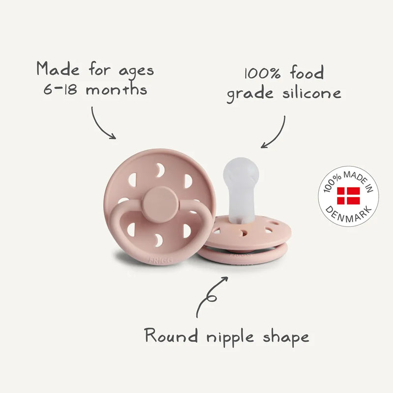 FRIGG 4-Pack Pacifiers - Silicone Size 2 - Crystal Sparkle