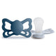 FRIGG Pacifier - Butterfly Silicone 2-Pack Size 2 - Ocean View/Powder Blue