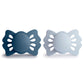 FRIGG Pacifier - Lucky Silicone 2-Pack Size 1 - Ocean View/Powder Blue