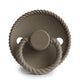 FRIGG Round Pacifier - Rope Silicone Size 2 - Portobello