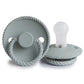 Sucette ronde FRIGG - Corde en silicone taille 1 - Gris français