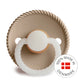FRIGG Round Pacifier - Rope Night Latex Size 1 - Croissant