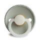 FRIGG Round Pacifier - Rope Night Latex Size 1 - Sage