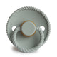 FRIGG Round Pacifier - Rope Latex Size 1 - Sage