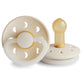 FRIGG Round Pacifier - Moon Phase Night Latex Size 2 - Cream