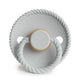 FRIGG Round Pacifier - Rope Latex Size 1 - Silver Gray