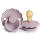 FRIGG Round Pacifier - Daisy Latex Size 1 - Soft Lilac