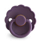 FRIGG Round Pacifier - Daisy Latex Size 2 - Violet Dream