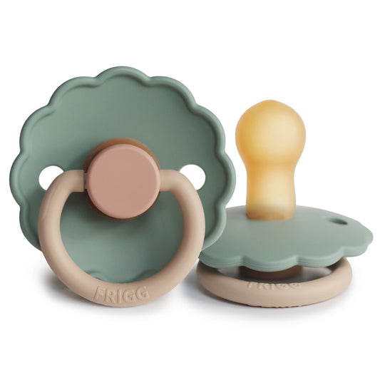 FRIGG Round Pacifier - Daisy Latex Size 1 - Willow