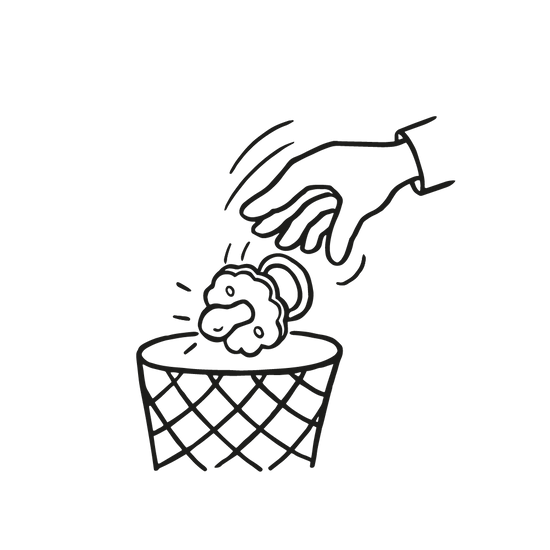 Dispose of any pacifier that is worn, damaged, or overused for baby safety.